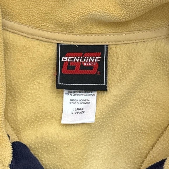 Y2K Notre Dame Full Zip Jacket Collegiate Fighting Irish Vintage Style - Picture 3 of 8